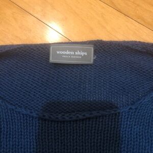 Wooden Ship Sweater With BEACH in white letters Size S/M